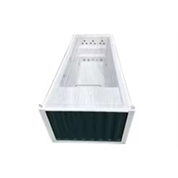 Conteneur maritime de 20 pieds neuf et d'occasion pour usage extérieur (villa, école et salle de sport) - Design moderne et structure robuste