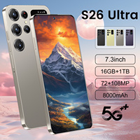 Smartphone Ultimate S26Ultra 5G 16GB RAM 1TB ROM Android 15 Layar HD Flagship Kamera 108MP Dual SIM