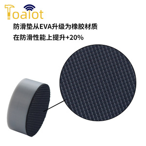 Almohadillas para pies Toaiot S1C, cuatro piezas de plástico que absorben los golpes para accesorios de impresora 3D - Product Image 3