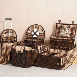 JY <span class=keywords><strong>grande</strong></span> <span class=keywords><strong>cesto</strong></span> da Picnic in <span class=keywords><strong>vimini</strong></span> per 4 persone Set De Picnic Canasta cesti portaoggetti Picknickkorb - Product Image 2