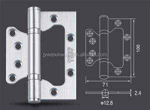 Thép Không Gỉ Chất Lượng Cao Bướm Kim Loại <span class=keywords><strong>4</strong></span> Inch Sub-Mẹ Cửa Bản Lề Cho Nội Thất Cửa Gỗ - Product Image 2