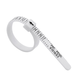 Cerchio di misura dimensione anello misura americani US calibro righello uomo <span class=keywords><strong>taglie</strong></span> donna accessori per gioielli strumenti anello Sizer - Product Image 2
