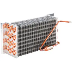 Stable Refrigeration Cooling Copper Tube Aluminium Fin Show Case Evaporator