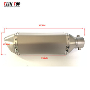 Vente en gros de silencieux d'échappement de <span class=keywords><strong>moto</strong></span> universel en alliage de titane pour Yamaha <span class=keywords><strong>T</strong></span> <span class=keywords><strong>MAX</strong></span> 560/<span class=keywords><strong>530</strong></span> FZ07 MT07 pour Kawasaki Z1000 <span class=keywords><strong>Moto</strong></span> Escape - Product Image 3