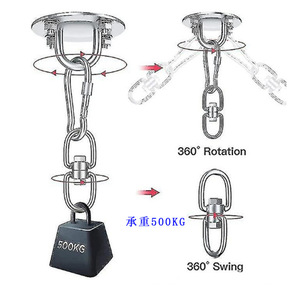 Stainless Steel Swivel <b>Hook</b> 6mm 67mm Polished General Industry Use - Product Image 2