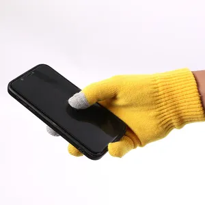 Hỗ trợ OEM ODM thiết kế không dây màu xanh răng găng tay cho thể thao ngoài trời với sạc cáp mùa đông găng tay màn hình cảm ứng