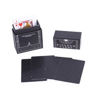 Cartes à jouer personnalisées 63*88 mm en papier écologique avec impression UV, pour cadeaux d'affaires, voyages en famille, fêtes, poker, avec boîte de rangement