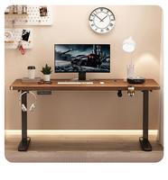 Cadre de bureau électrique moderne à hauteur réglable, à montage rapide, avec double moteur et conception à trois étages, pour immeuble de bureaux