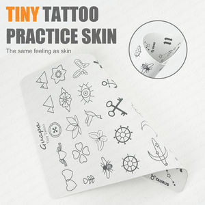 Maquillage permanent Petit <span class=keywords><strong>tatouage</strong></span> minuscule Practice Skin Silicone Pré-impression Fine Line Latex Skin Practice avec Constellation Design - Product Image 3