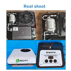 Soğutma ısıtma hepsi bir çatı araç aküsü elektrikli 24v 12v klima Camper araba Trator Motohome için - Product Image 3