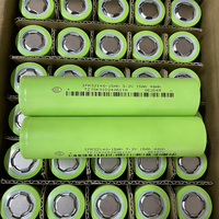 Batterie cylindrique rechargeable au lithium-ion LiFePO4 3,2 V 15 Ah 32140, batterie au lithium 32140, adaptée aux vélos électriques