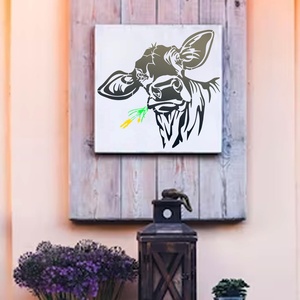 Farmhouse Cow <strong>Stencils</strong> for Painting Wood A4 Farm Highland Cow <strong>Paint</strong> <strong>Stencils</strong> for Painting on Wood Burning Art Craft <strong>Wall</strong> - Product Image 3