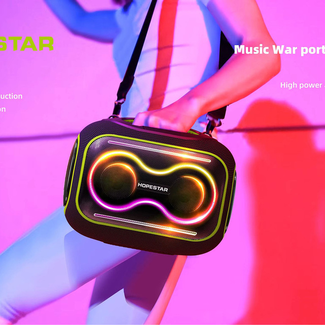 PARTYBOX 140 Sound Box with Microphone Baffle bluetooth Avec Micro Sans Fil Karaoke Speaker with Mic and bluetooth for Party