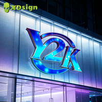 Lettres 3D personnalisées étanches IPx7, couleur magique, LED, télécommande Bluetooth, signalisation publicitaire extérieure, décoration de voiture