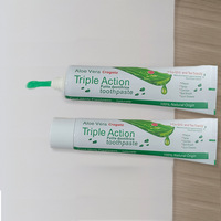 Dentifrice Gel Transparent à l'Aloe Vera, Essence Végétale, Haleine Fraîche, Soin des Gencives, Blanchiment des Dents, Hygiène Buccale, Menthe pour Adultes