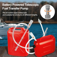 Pompe de transfert de carburant électrique portable semi-automatique à batterie USB, basse pression, moteur DC, 14L/min, prise américaine