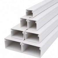 Goulotte de câblage électrique en PVC blanc sur mesure pour achat en gros