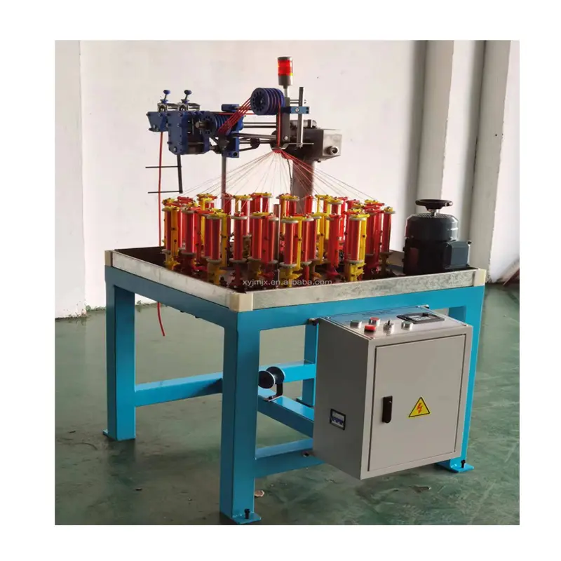 high quality flat belt/wire /rope/cable braided rope making machine
