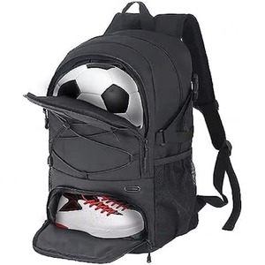 Sac à dos de basketball gratuit, grand sac de sport avec compartiment séparé pour ballon et chaussures, idéal pour le basketball, le football - Product Image 5