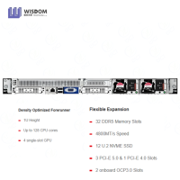 H3c uniserver r4700 g6 1u מתלה שרת אינטל xeon 3.0GHz 3-שנה אחריות במלאי
