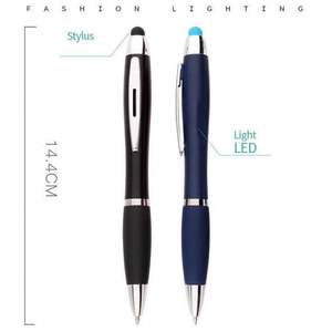 Bolígrafo Promocional Económico Personalizado con Logotipo Láser, Bolígrafo 3 en 1 con Luz LED, Táctil y Suave al Tacto - Product Image 3