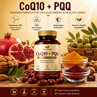 Capsules de Coenzyme Q10 à Biodisponibilité Améliorée pour l'Énergie, le Bien-être et le Sommeil des Adultes - Végétalien et Sans Gluten