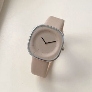 Reloj de Cuarzo Deportivo para Mujer, Nuevo y Moderno, con Esfera de Aleación y Cristal, y Correa de Cuero, Venta al Por Mayor - Product Image 5
