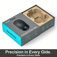 Scatola in Cartone Ondulato Robusta per Periferiche da Gaming, Custodia in Cartone con Inserto Sagomato per Tastiera e Mouse, per Conservazione Sicura