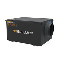 Système de purification d'air pour salle de sport, centre de remise en forme, hôpital, ventilation de plafond 1500m³/h, filtration HEPA H13 de qualité médicale, réduction des odeurs