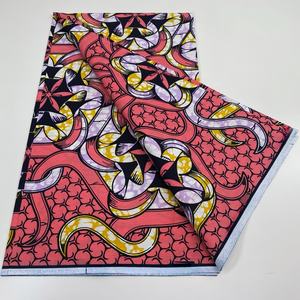 Véritable Wax <span class=keywords><strong>Pagne</strong></span> Africain Super Real Wax Original 6 Yards 100% Coton Batik Robe <span class=keywords><strong>Dentelle</strong></span> Loincloth Hollandais - Product Image 3