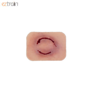Kit de Modelo de Herida por Mordida Adhesiva de Silicona, Molde de Herida Adhesiva para Entrenamiento de Emergencia y Cursos de Primeros Auxilios - Product Image 4