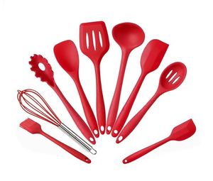 Kitchen Cooking Utensil Set Eco-Friendly <b>Silicone</b> Durable Dishwasher Safe Non-Stick - Product Image 4