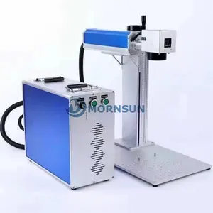 Mini marqueur rotatif rotatif Laser 20w 30w Machine gravée Machine de marquage laser à fibre portable