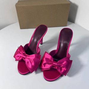 Zapatos de Tacón para Mujer al por Mayor, Zapatos Tipo Mule con Lazo, Tacones de Calidad para Mujer 2025 - Product Image 3