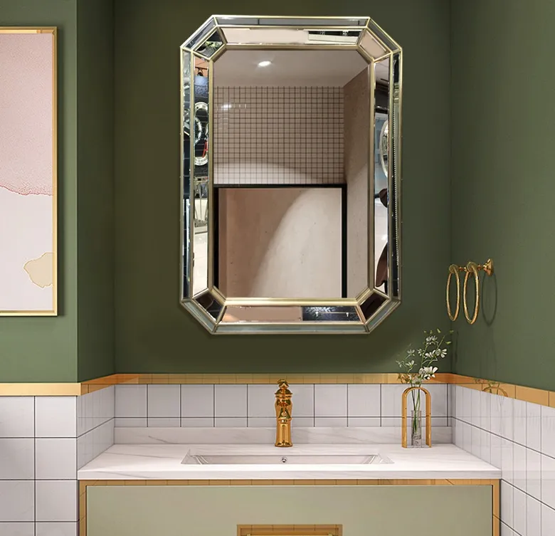 도매 패션 간단한 베네치아 패치 워크 욕실 거울 침실 거울 의류 매장 드레싱 거울