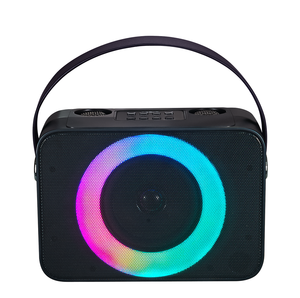 Không dây kép Mic Karaoke máy-xách tay cầm tay Microphone loa với đèn LED, có thể sạc lại cho nhà/ngoài trời ca hát - Product Image 2