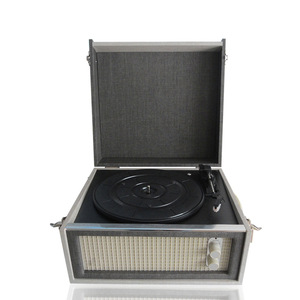 Retro Vinyl <b>Record</b> <b>Player</b> With Wooden Feet Three Speed Bluetooth Floor <b>Standing</b> Speaker - Product Image 4