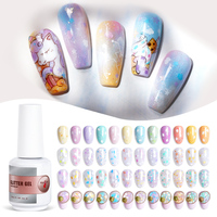 MissGel Gel Paillettes Haute Qualité Couleurs Esmaltes Semi-permanents Créez Votre Propre Marque Gel Paillettes UV pour Ongles