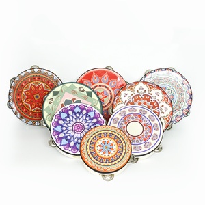Wholesale Wooden Single-Row Bell Dunhuang Tambourine Handheld <b>Drum</b> for Dance Performance Education Musical Percussion Instrument - Product Image 1
