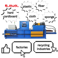 Station de déchets horizontale semi-automatique presse à balles hydraulique presse à balles Machine carton plastique 120T compacteur à balles