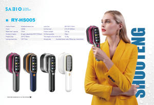 Plancha de Vapor de Mano RY-HS005 Sabio de 5 Velocidades, 1200W, Funciona con Batería, Pantalla LED Giratoria de 90 Grados, Tanque de Agua de 110 ml, para el Hogar - Product Image 5