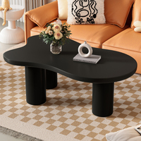 Table basse style crème Nordic Cloud, mobilier de maison moderne convertible, design minimaliste populaire pour petit salon