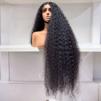 Perruque en cheveux naturels bruts vietnamiens Deep Wave, densité 210%, perruque bouclée birmane en cheveux humains, perruques HD transparentes en cheveux indiens vierges
