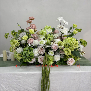 Arrangements floraux en soie écologiques de fleurs artificielles d'eucalyptus, verdure et feuilles pour la location de fêtes de mariage, de remises de diplômes et de Pâques - Product Image 2