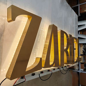 ป้ายชื่อร้านค้าภายนอก ป้ายโฆษณาแบบมีไฟ ป้ายไฟ LED ป้ายร้านค้า ป้ายโลโก้ ป้ายไฟ LED แบบกำหนดเอง - Product Image 3