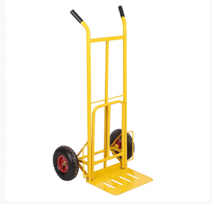Chariot à main en métal robuste, pliable, à 2 roues, en acier, avec cadre fermé, plateforme pour le transport d'outils, <span class=keywords><strong>HT1827</strong></span> - Product Image 1
