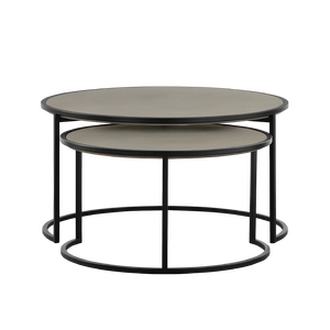 <b>Nesting</b> Concrete Coffee <b>Tables</b> Indoor Outdoor Waterproof GFRC Cement Lounge <b>Table</b> Vietnam Direct Furniture Manufacturer - Product Image 2