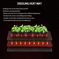 Tapis chauffant durable pour la germination des semences Tapis chauffant pour plantes hydroponiques chaudes