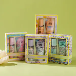 Deodoran Semprot Wanita Mandi dan Tubuh Bekerja Lotion Parfum Set Hadiah