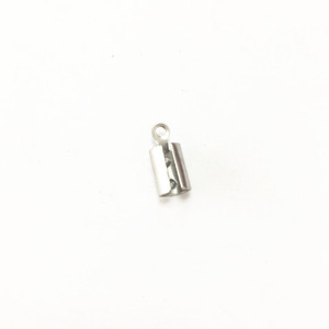 Boucle de bijoux en acier inoxydable, clip pour cordon de 4 mm, sans nickel, pour connecteur de bracelet ou collier - Product Image 4